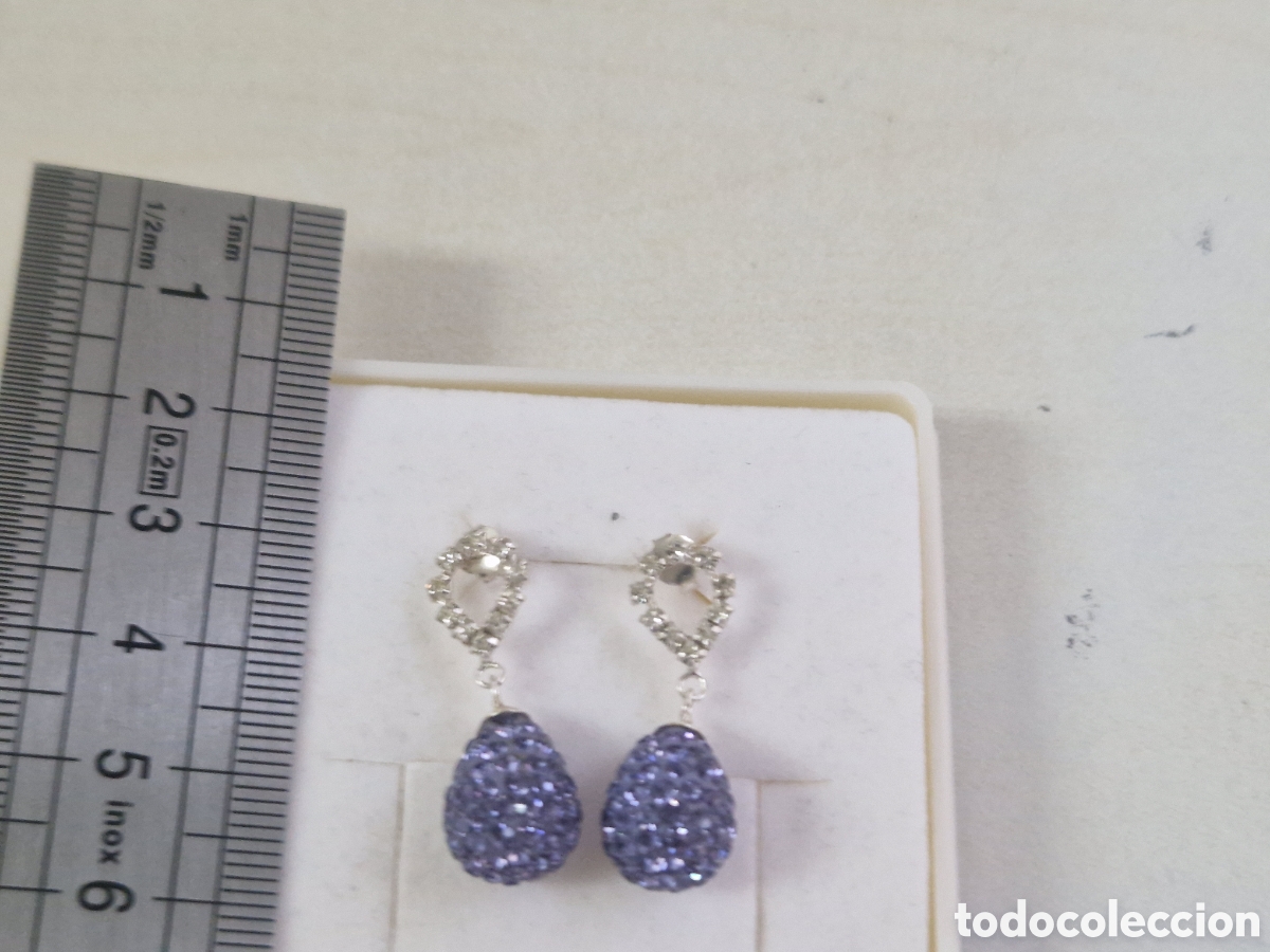 Joyeria: PENDIENTES PLATA Y PIEDRAS DE COLORES - Foto 5