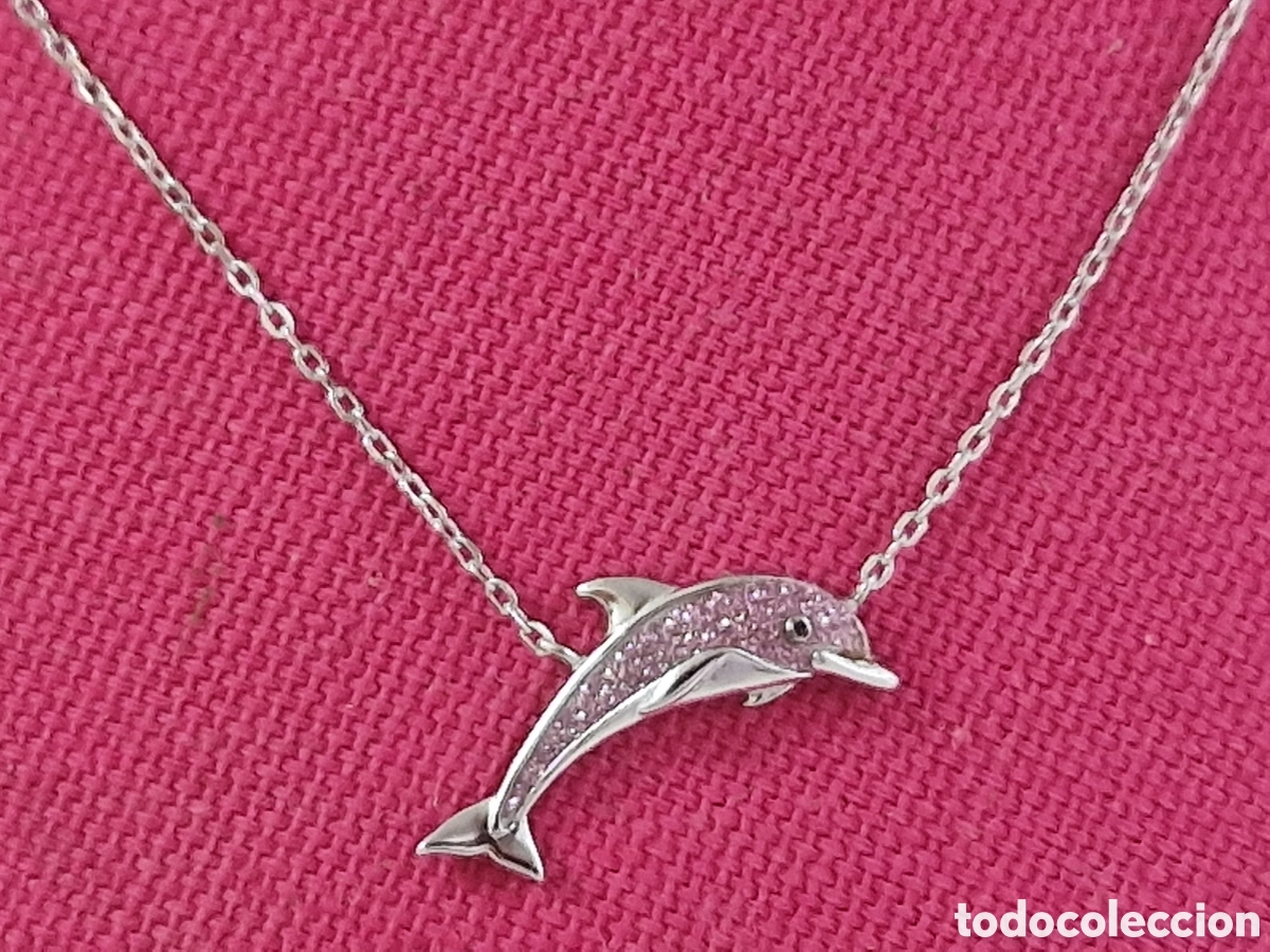 Joyeria: GARGANTILLA CON DELFIN EN PLATA DE LEY - Foto 2