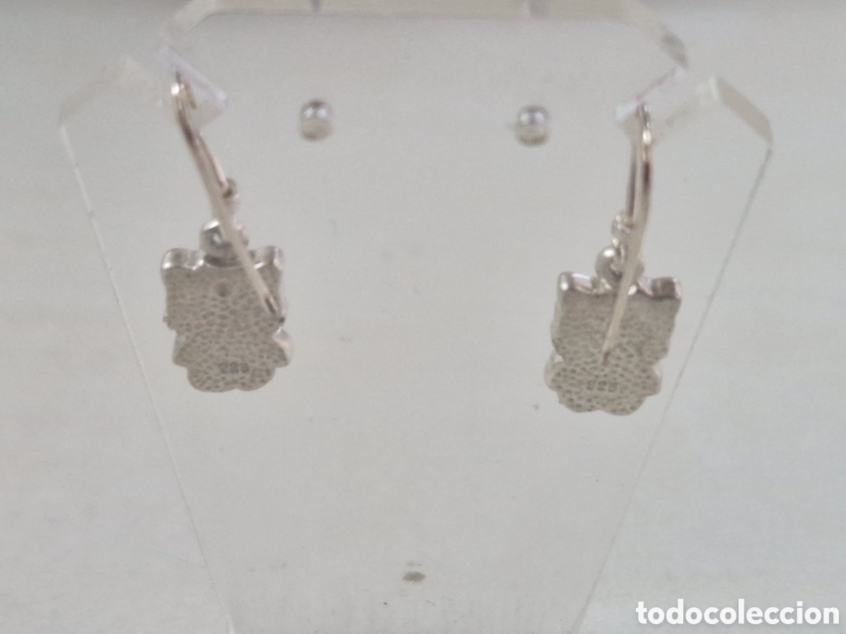 Joyeria: PENDIENTES PLATA Y ESMLATE GATITOS - Foto 4