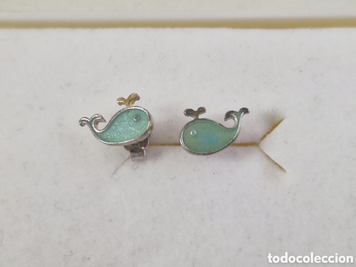Joyeria: PENDIENTES PEQUE&Ntilde;OS PLATA Y ESMALTE - Foto 2