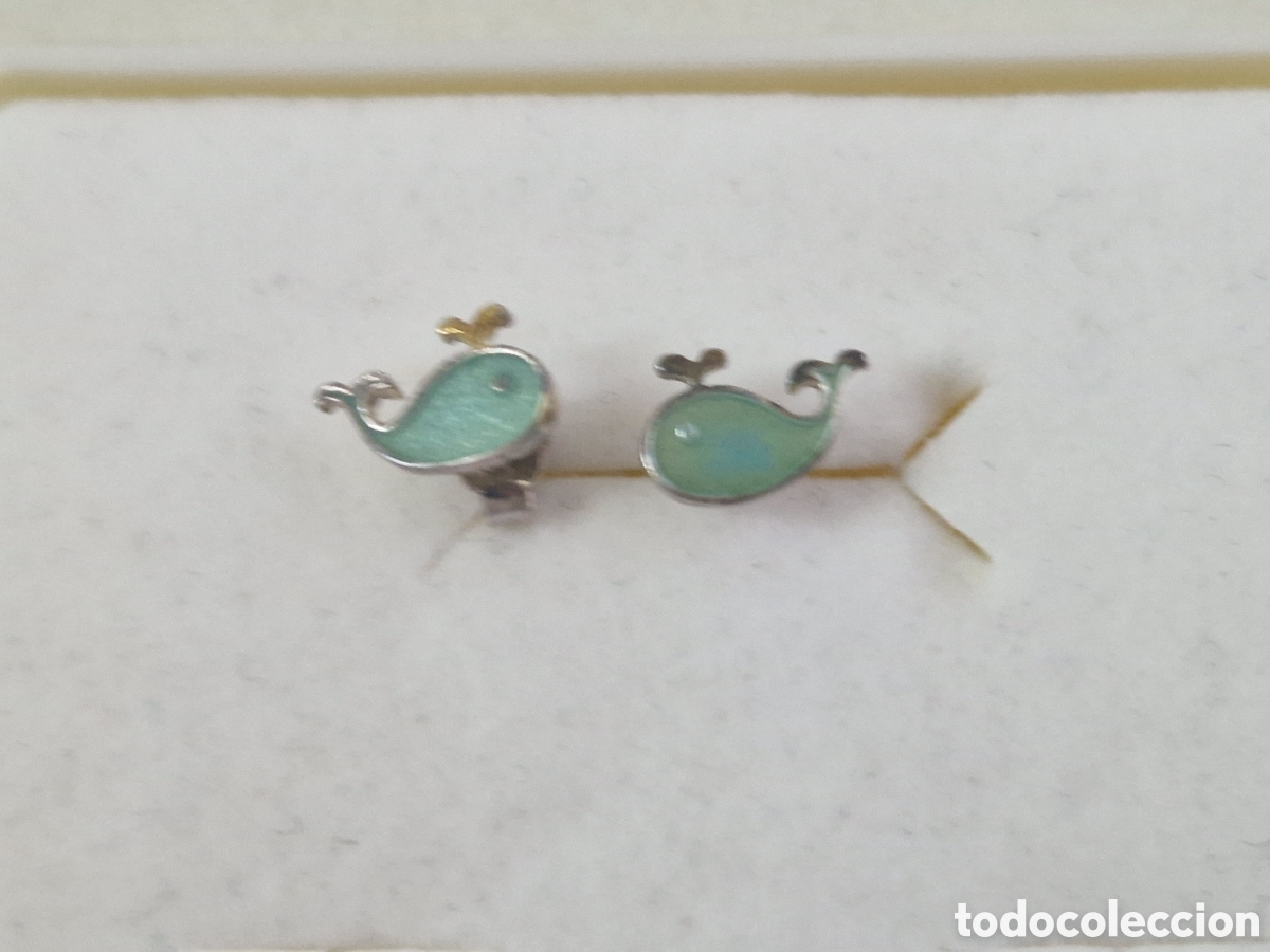 Joyeria: PENDIENTES PEQUE&Ntilde;OS PLATA Y ESMALTE - Foto 3