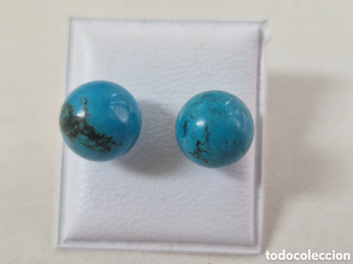 Joyeria: PENDIENTES DE BOLAS TURQUESAS - Foto 3