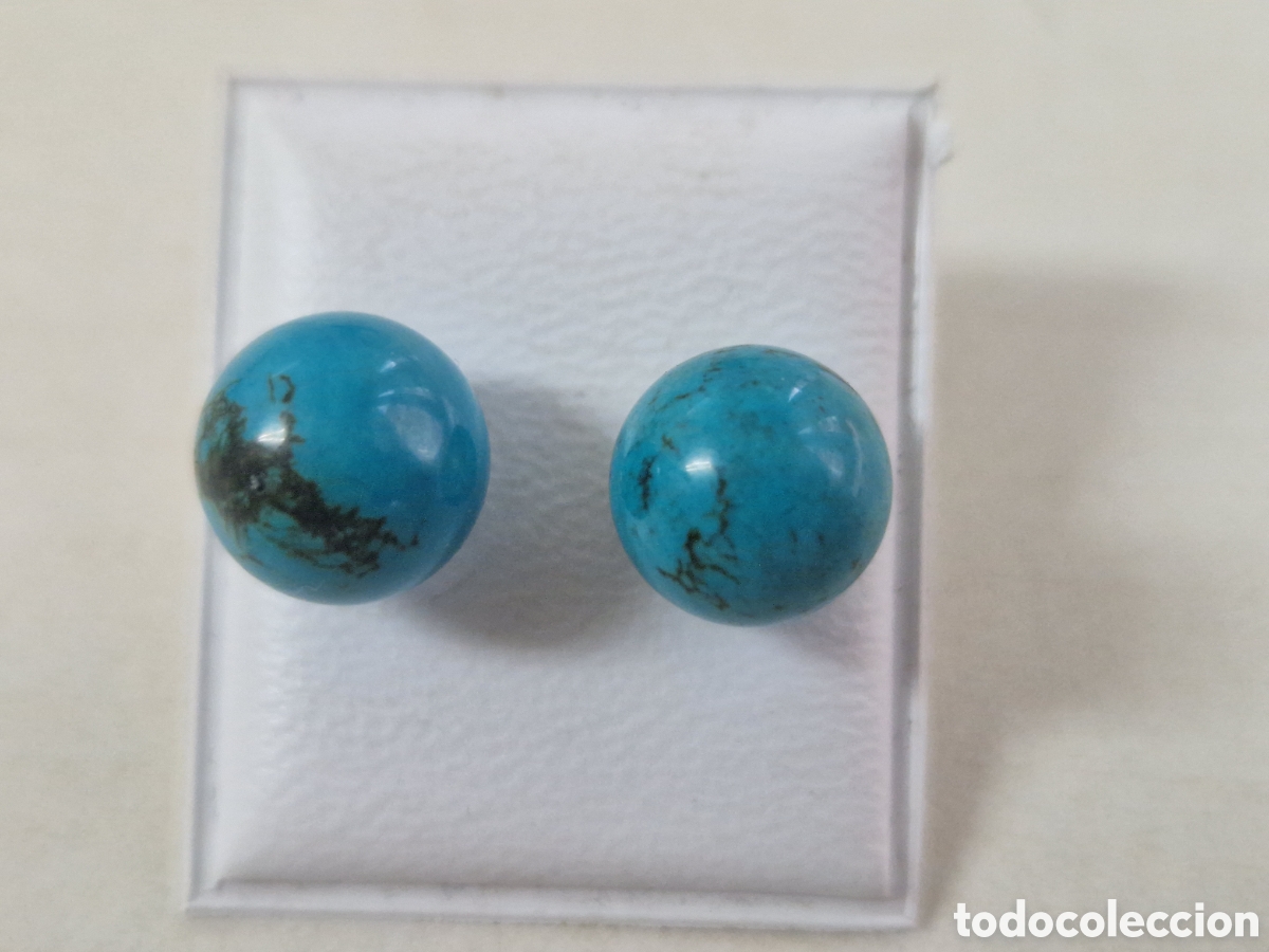 Joyeria: PENDIENTES DE BOLAS TURQUESAS - Foto 4