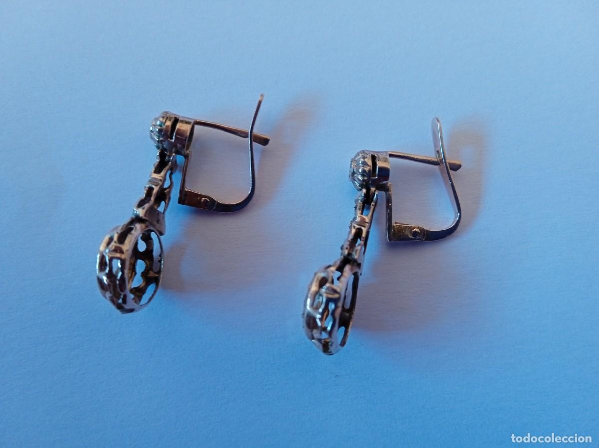 Joyeria: Pendientes antiguos de oro - Foto 3