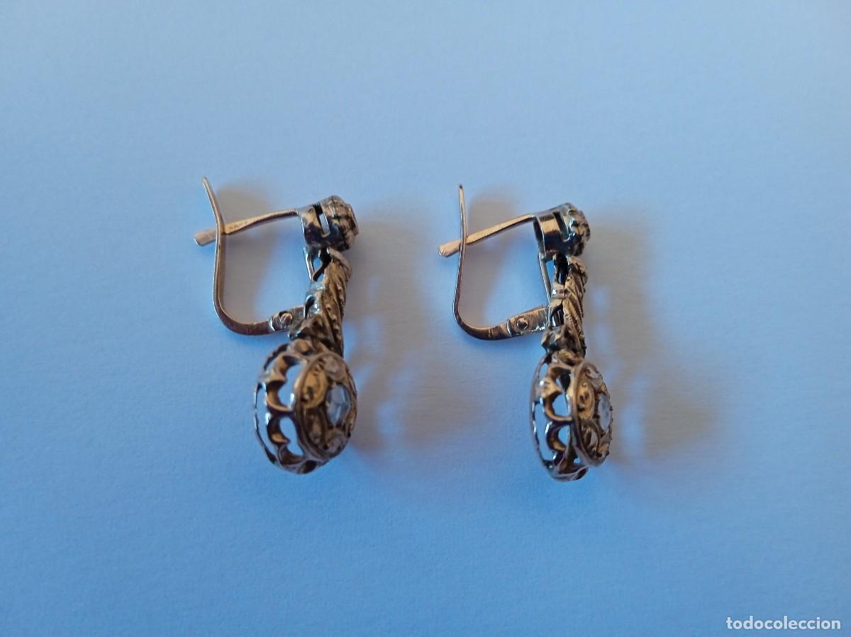 Joyeria: Pendientes antiguos de oro - Foto 4
