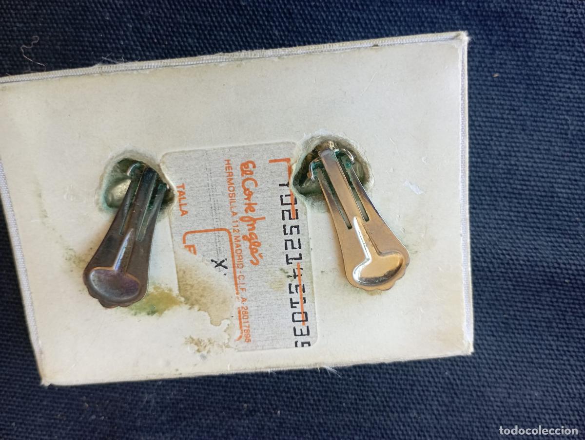 Joyeria: ANTIGUOS PENDIENTES ,BA&Ntilde;O DE PLATA. - Foto 2