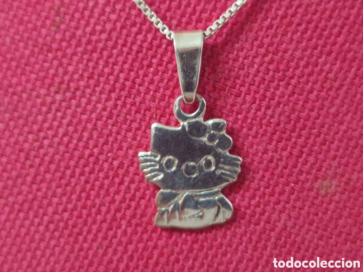 Joyeria: COLGANTE GATO Y CADENA EN PLATA - Foto 2