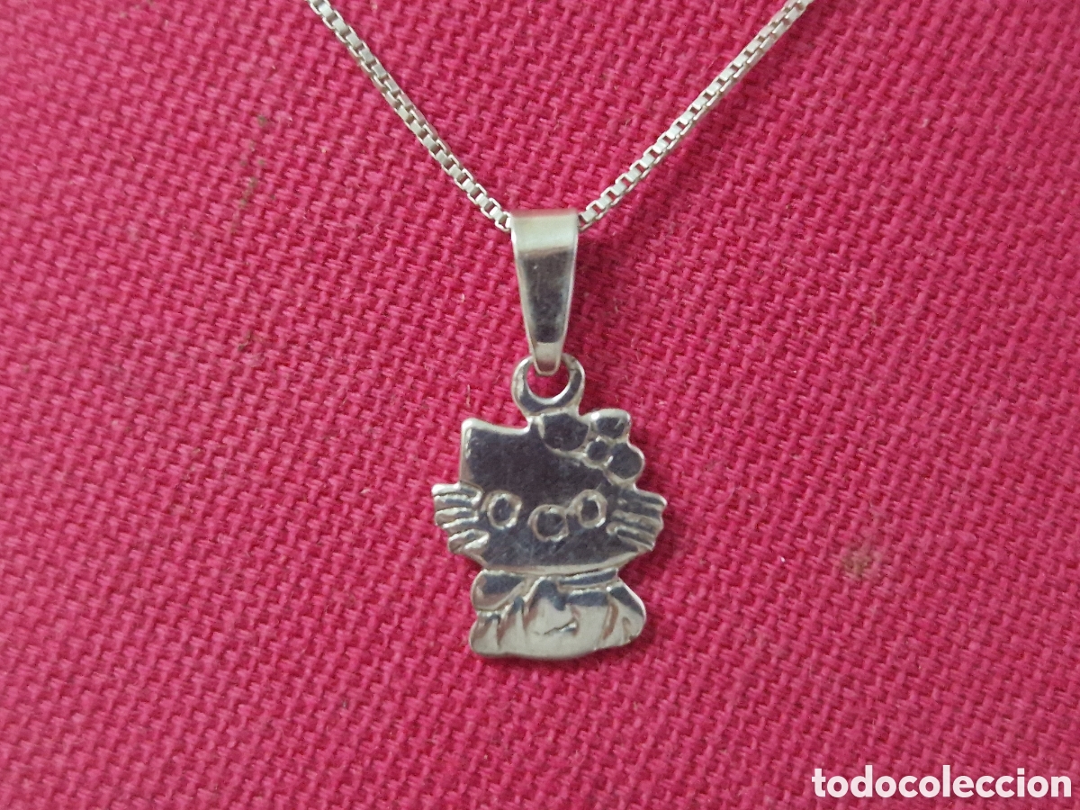 Joyeria: COLGANTE GATO Y CADENA EN PLATA - Foto 3