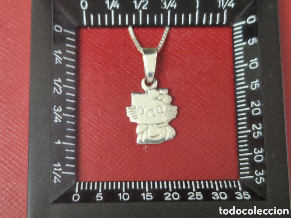 Joyeria: COLGANTE GATO Y CADENA EN PLATA - Foto 4