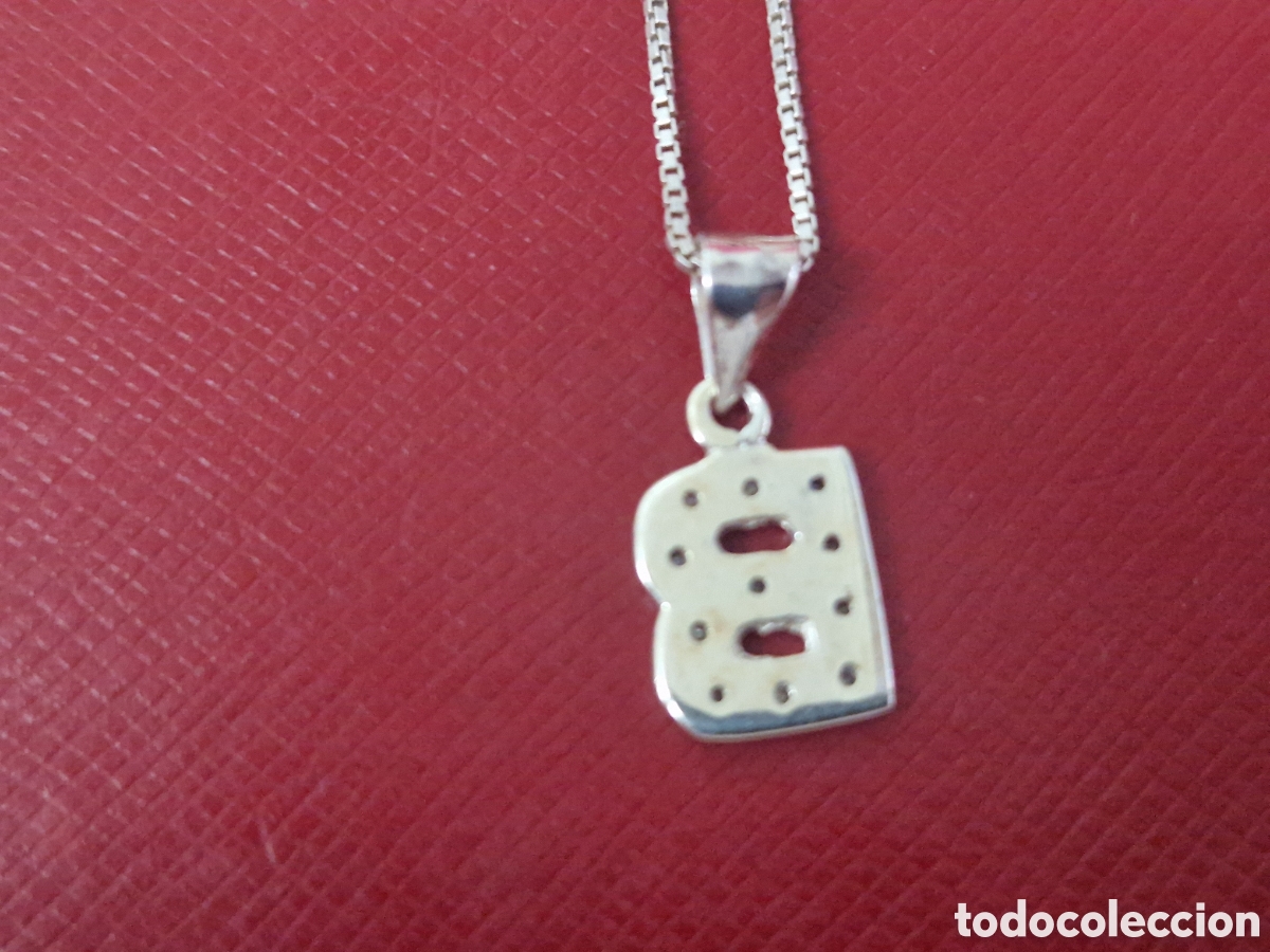 Joyeria: COLGANTE LETRA B Y CADENA EN PLATA DE LEY - Foto 7