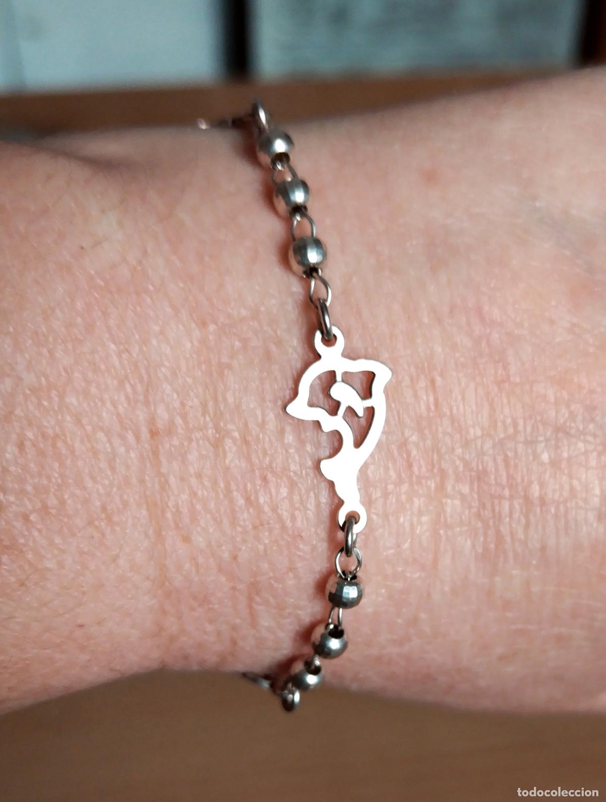 Joyeria: Pulsera de plata de ley con contrastes. - Foto 4
