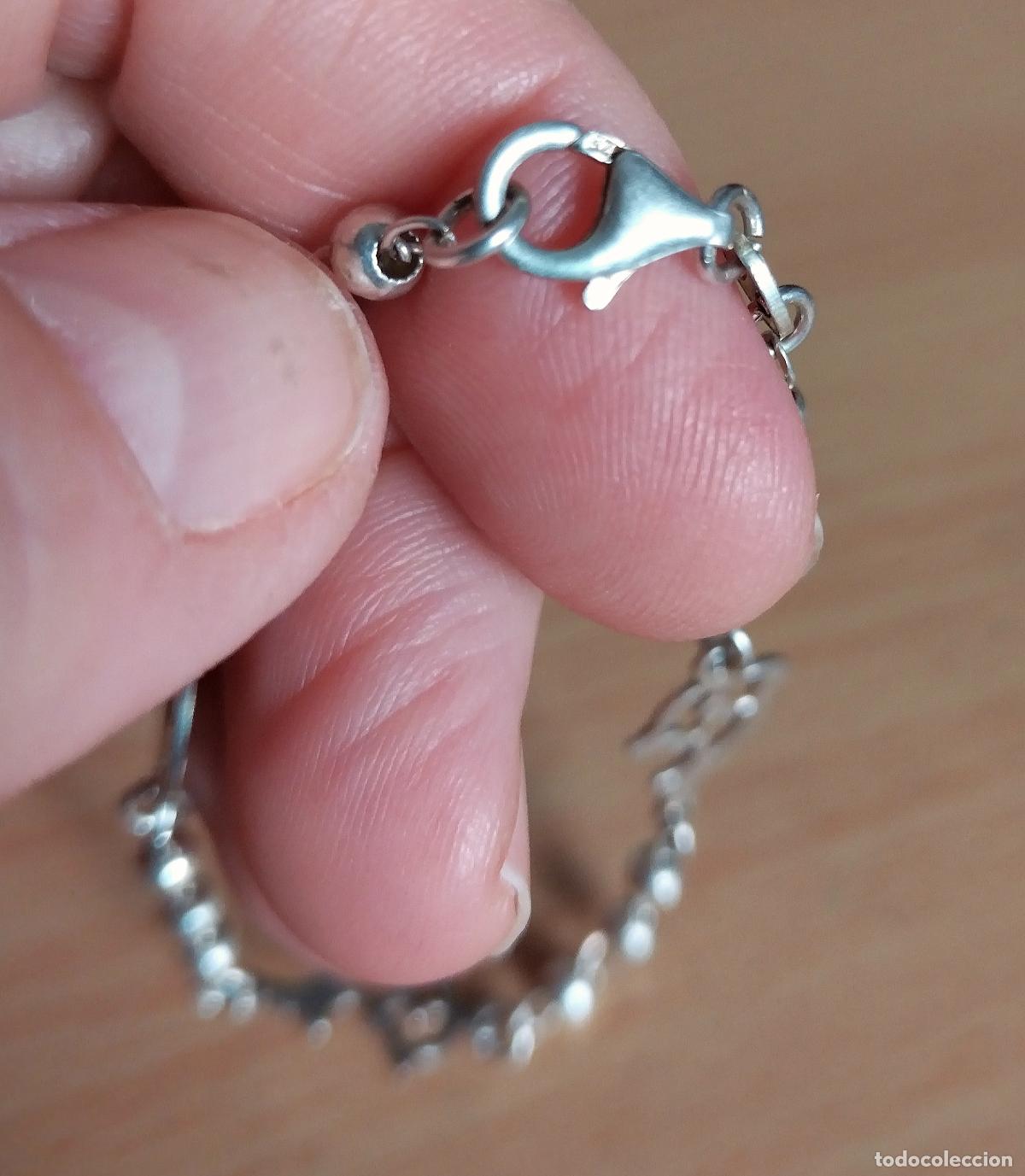 Joyeria: Pulsera de plata de ley con contrastes. - Foto 5