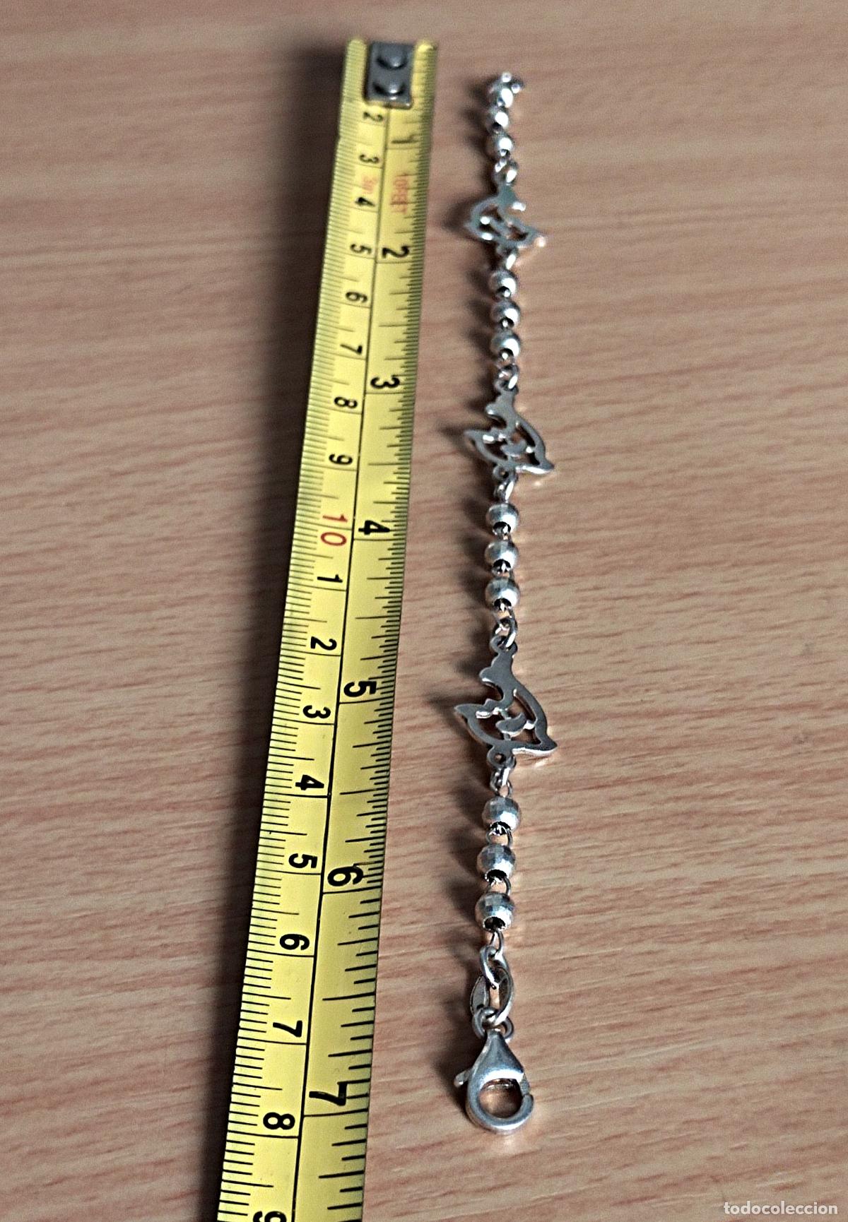 Joyeria: Pulsera de plata de ley con contrastes. - Foto 6