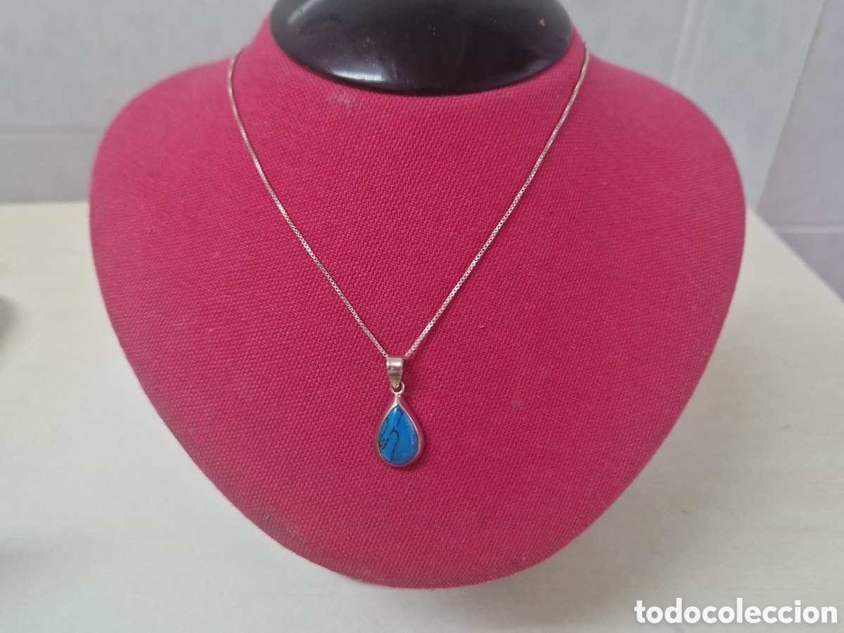 Joyeria: COLGANTE Y CADENA EN PLATA TURQUESA - Foto 4