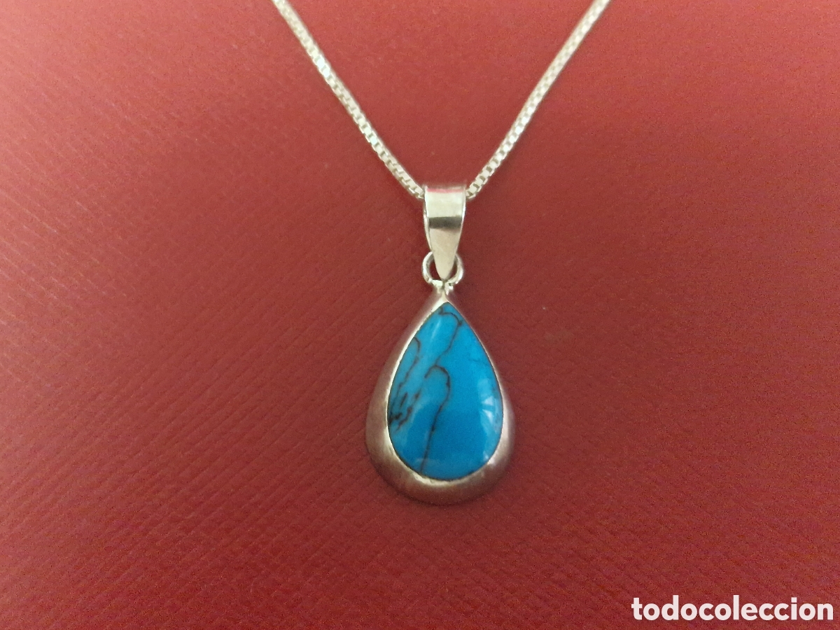 Joyeria: COLGANTE Y CADENA EN PLATA TURQUESA - Foto 5