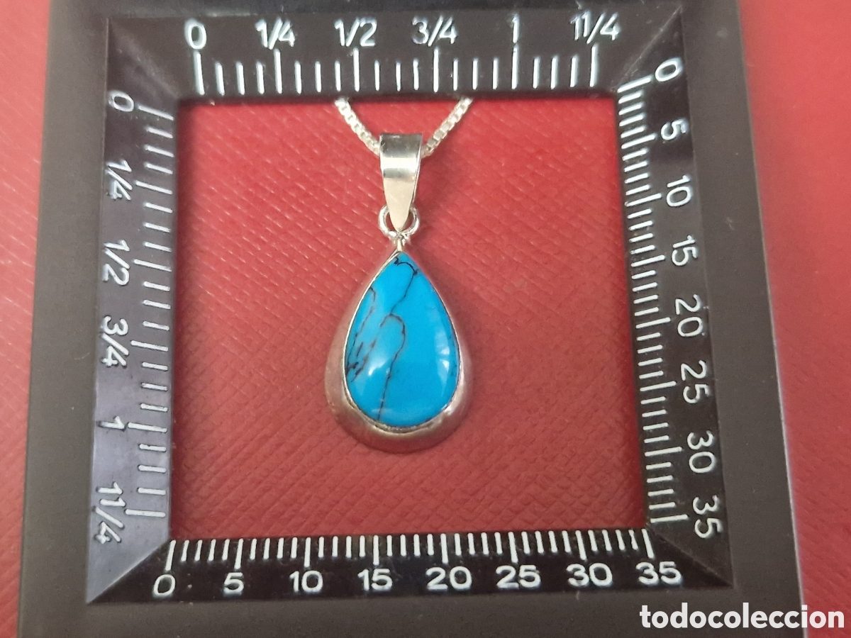 Joyeria: COLGANTE Y CADENA EN PLATA TURQUESA - Foto 6