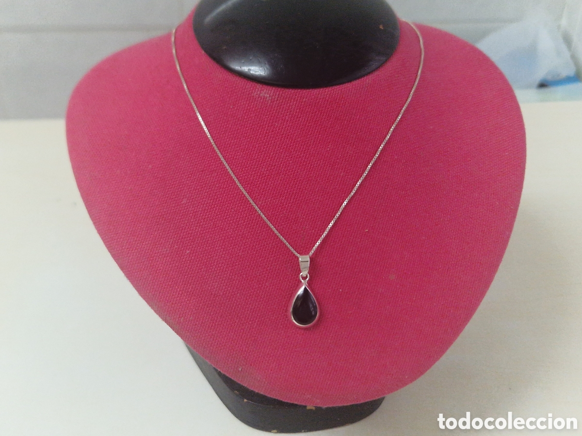 Joyeria: COLGANTE PLATA Y ONIX CON CADENA EN PLATA - Foto 3