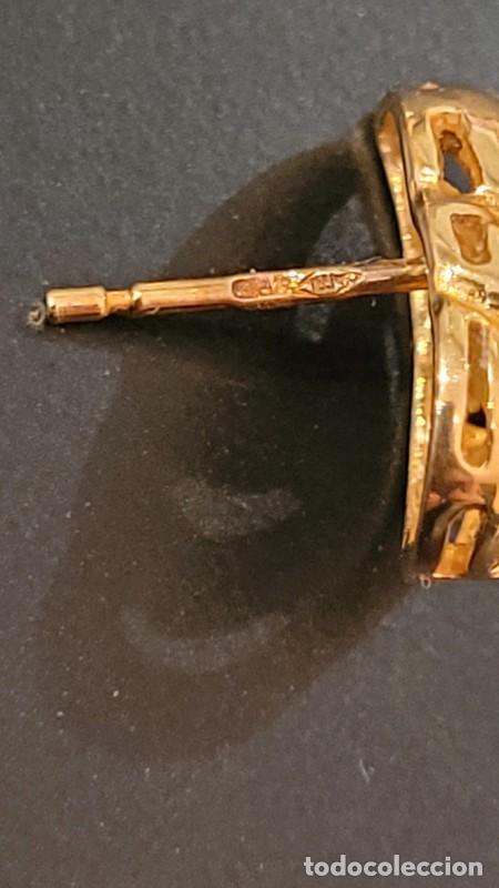 Joyeria: Pendientes en oro de ley y puntas de diamantes - Foto 5