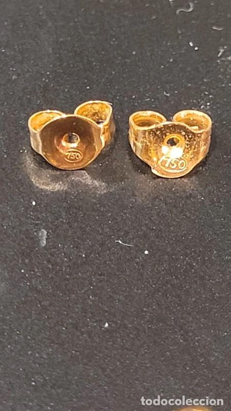 Joyeria: Pendientes en oro de ley y puntas de diamantes - Foto 6