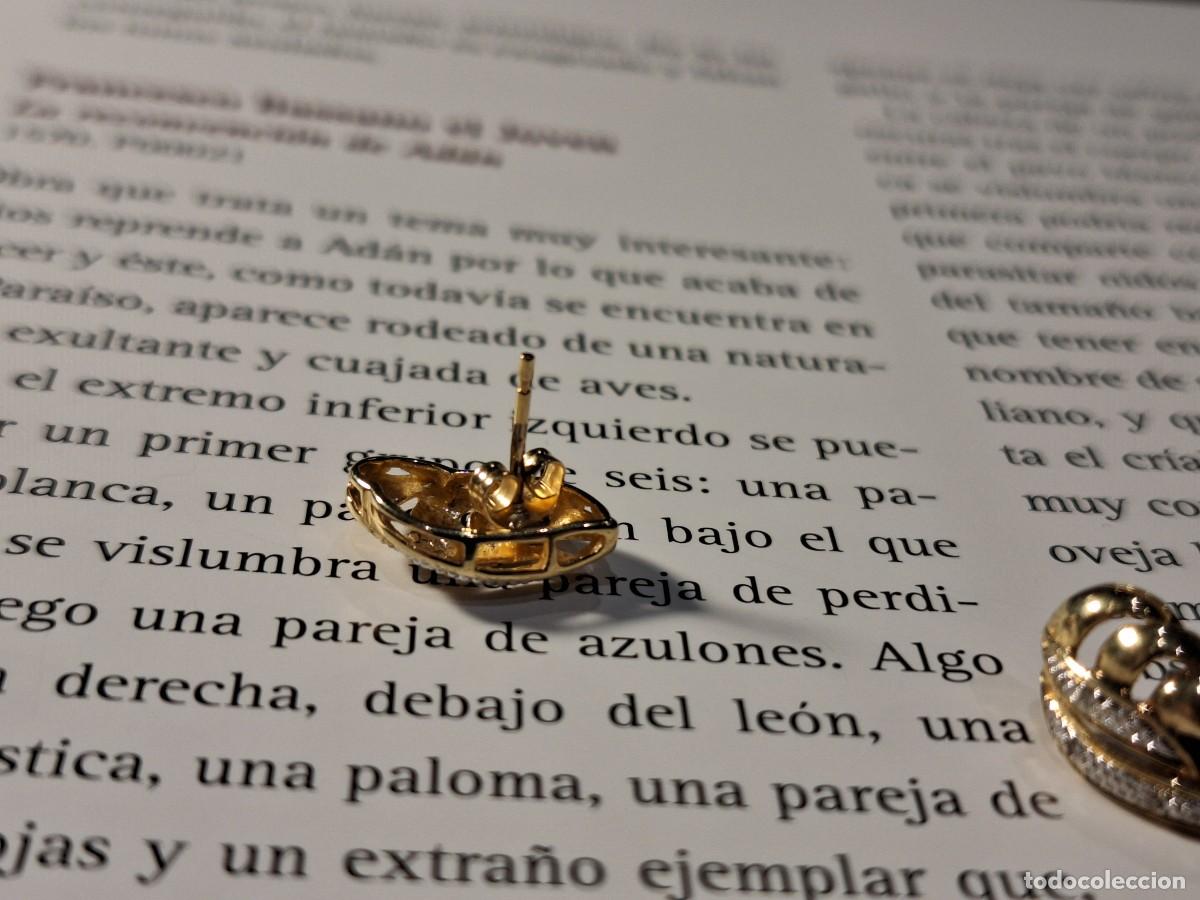 Joyeria: Pendientes en oro de ley y puntas de diamantes - Foto 9