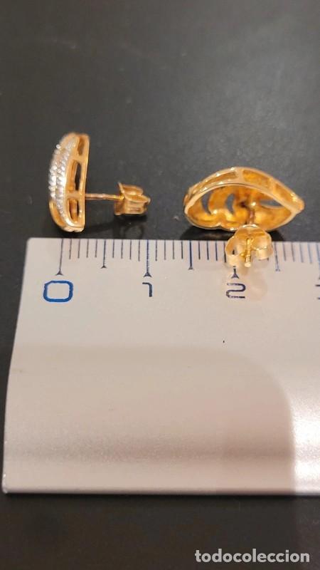 Joyeria: Pendientes en oro de ley y puntas de diamantes - Foto 15