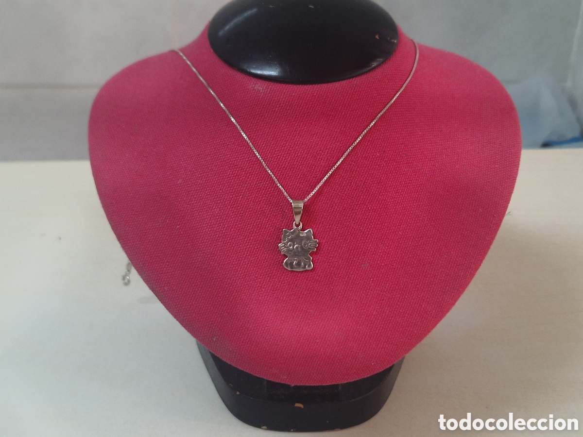Joyeria: COLGANTE Y CADENA EN PLATA DE LEY GATO - Foto 7