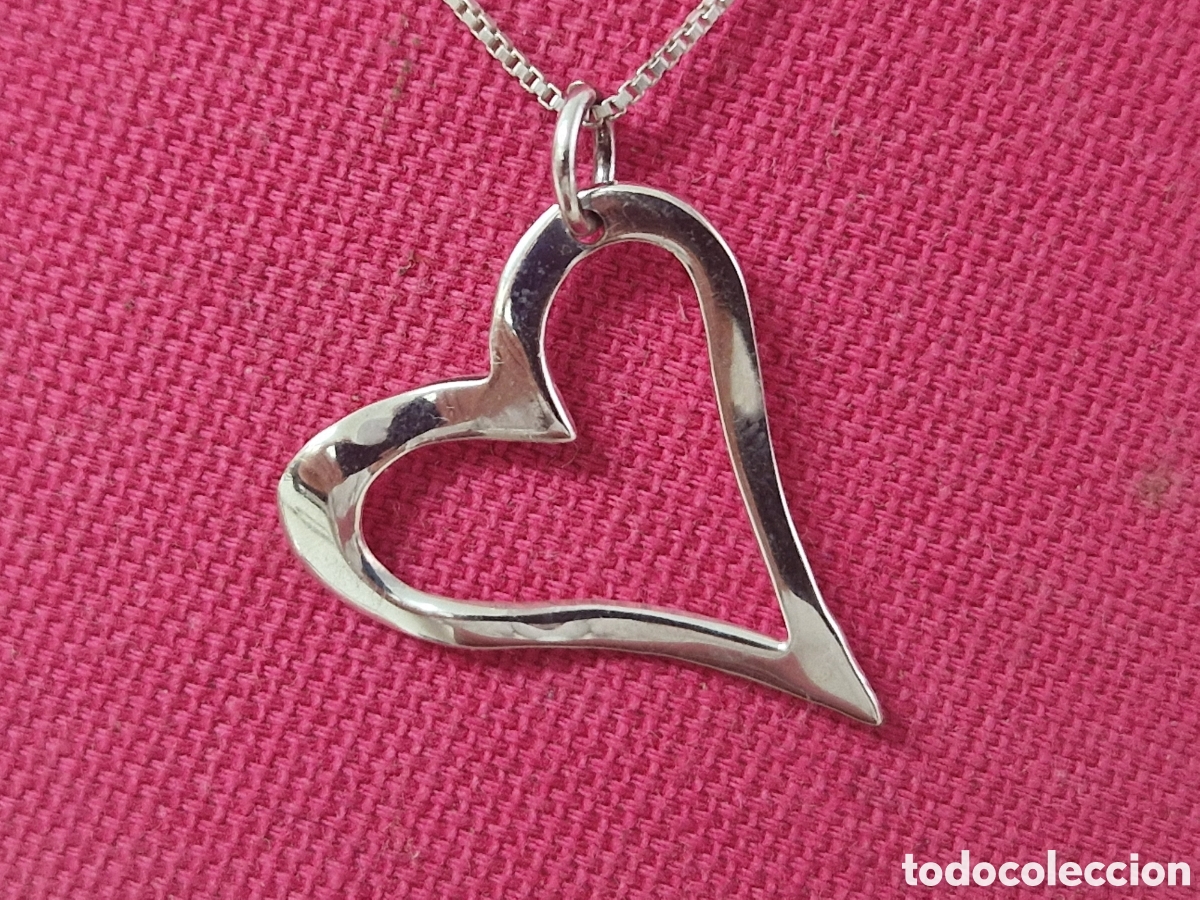 Joyeria: COLGANTE PLATA CORAZON CN CADENA EN PLATA - Foto 2