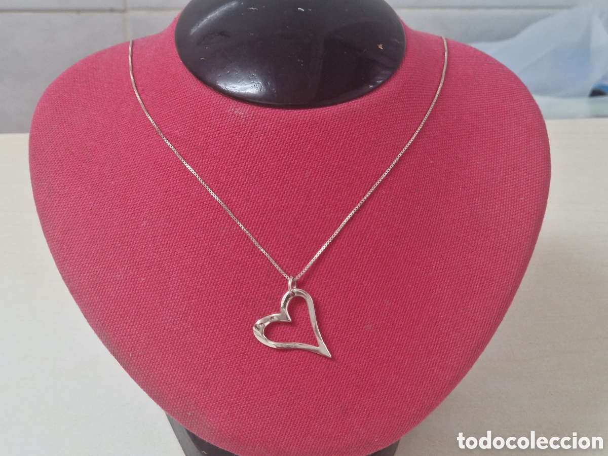 Joyeria: COLGANTE PLATA CORAZON CN CADENA EN PLATA - Foto 4
