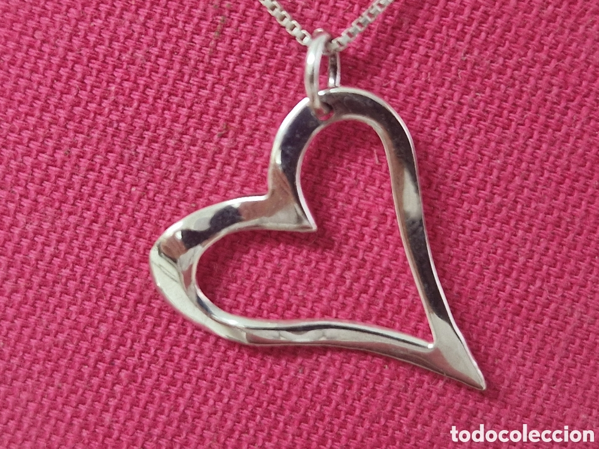 Joyeria: COLGANTE PLATA CORAZON CN CADENA EN PLATA - Foto 1