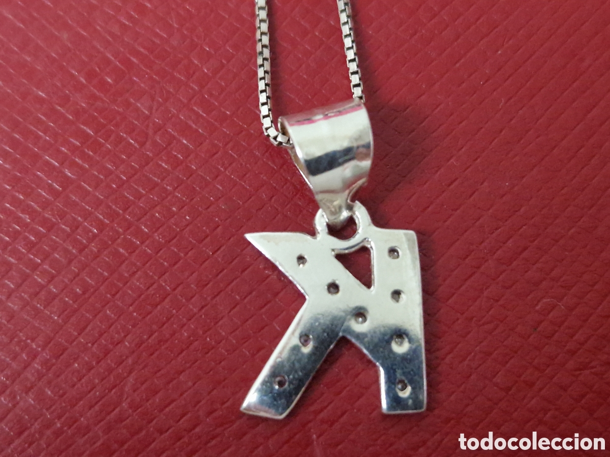 Joyeria: COLGANTE EN PLATA DE KEYLETRA K CON CADENA - Foto 7