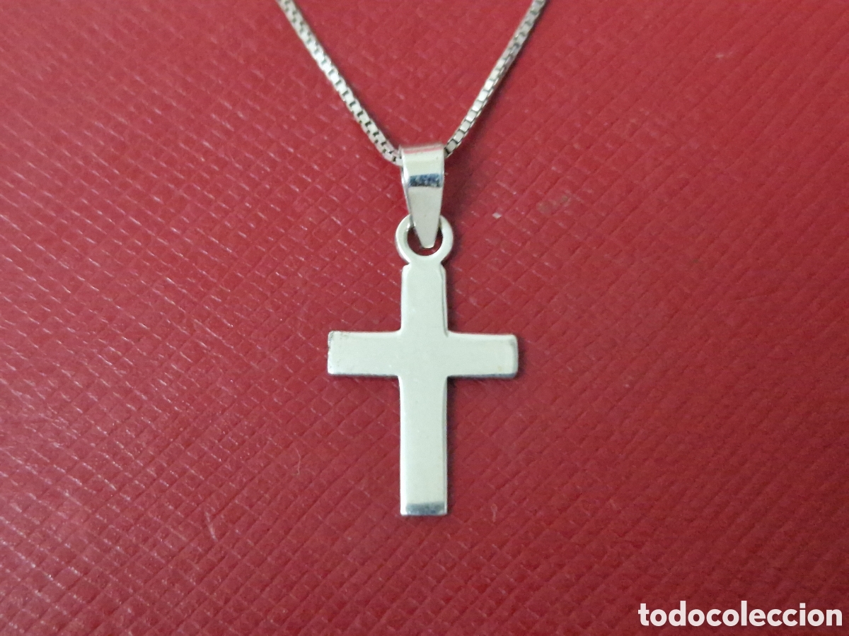 Joyeria: CRUZ Y CADENA EN PLATA DE LEY - Foto 3