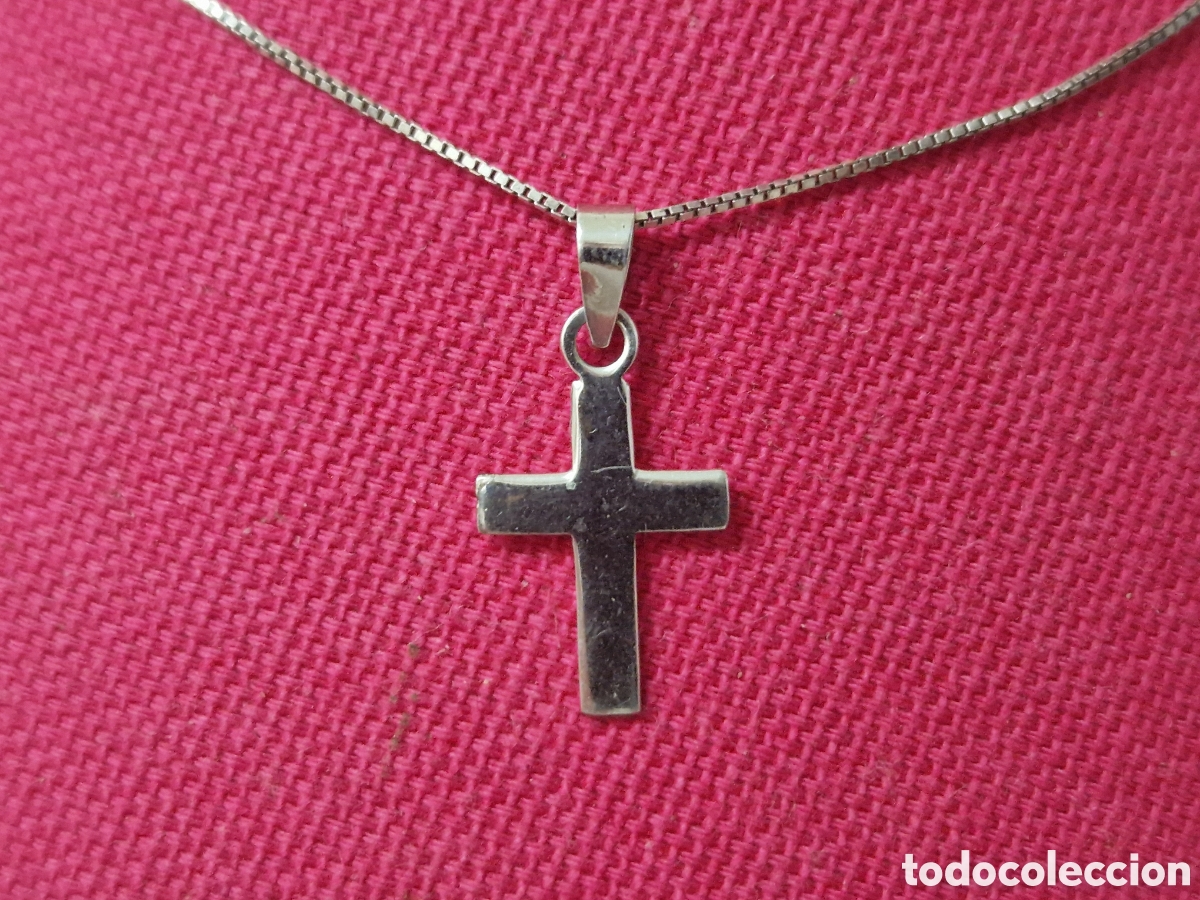 Joyeria: CRUZ Y CADENA EN PLATA DE LEY - Foto 5