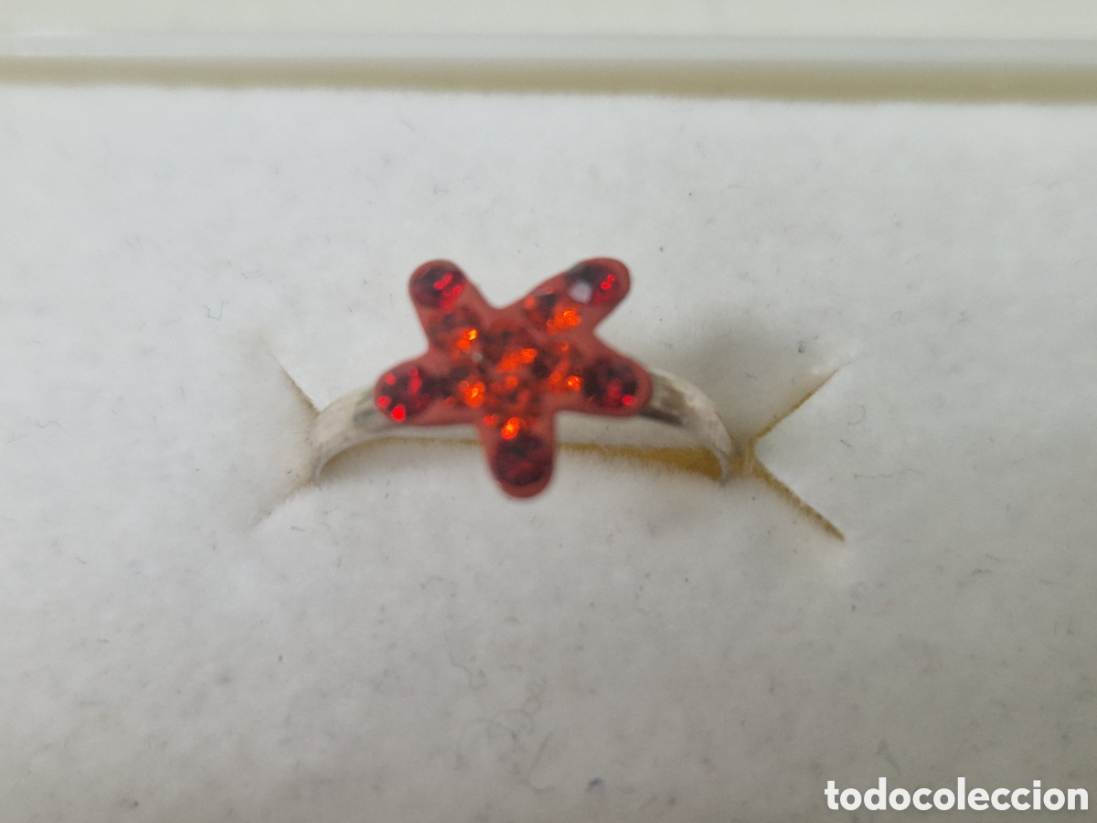 Joyeria: ANILLO PLATA PIEDRAS ROJAS NI&Ntilde;O - Foto 3
