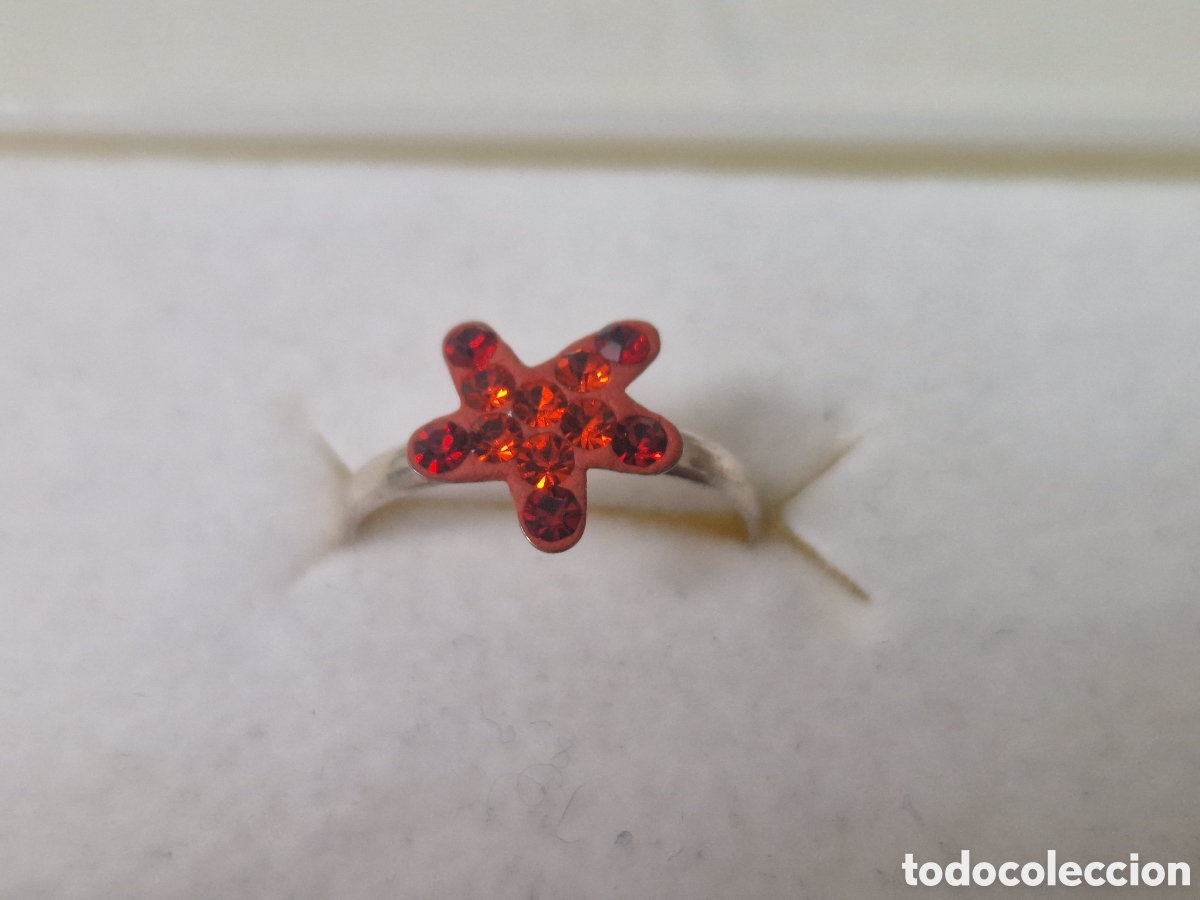 Joyeria: ANILLO PLATA PIEDRAS ROJAS NI&Ntilde;O - Foto 4