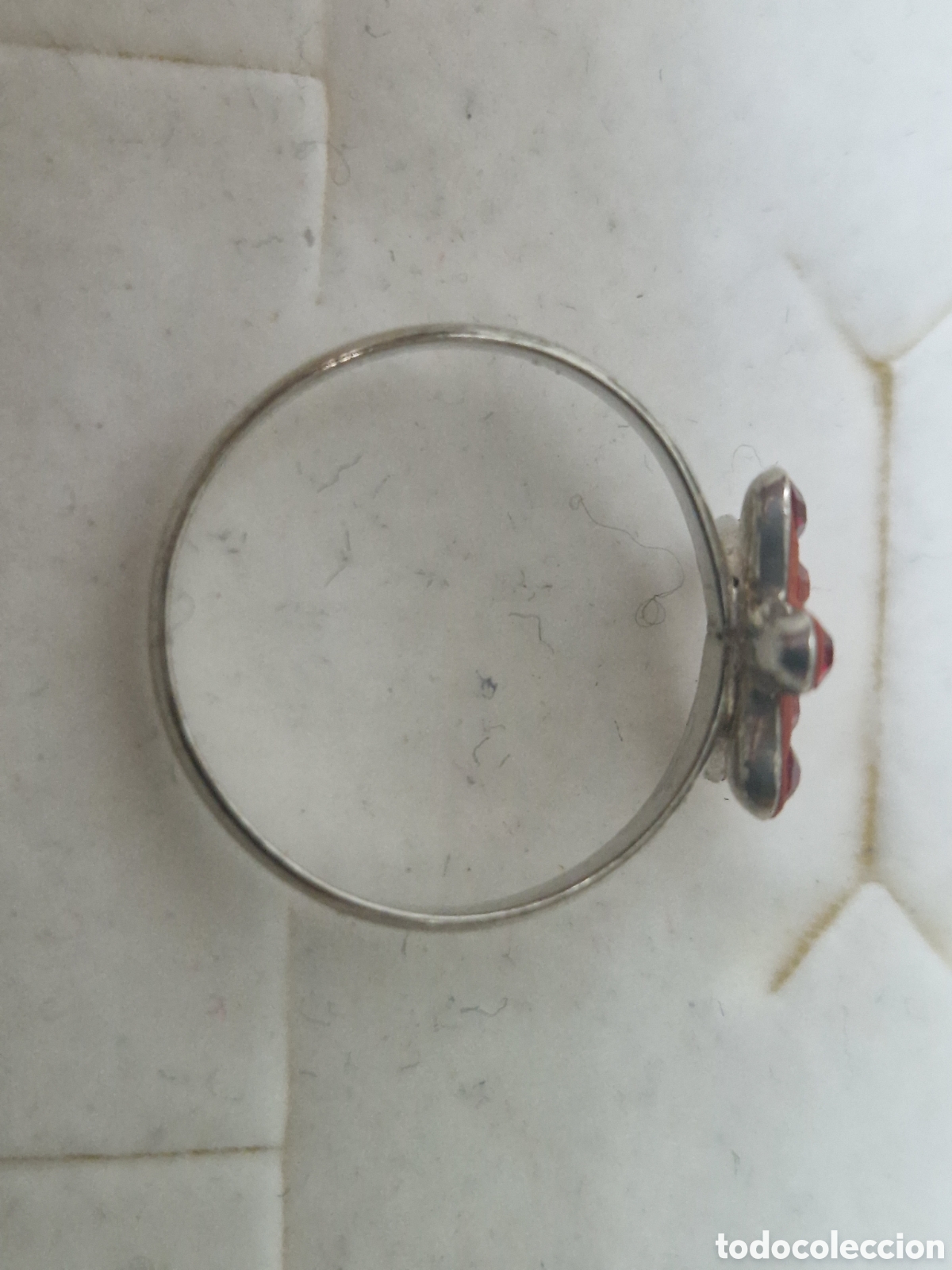 Joyeria: ANILLO PLATA PIEDRAS ROJAS NI&Ntilde;O - Foto 5