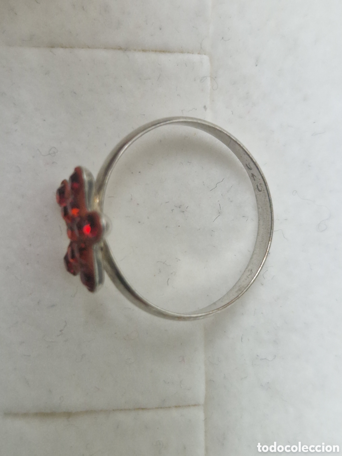 Joyeria: ANILLO PLATA PIEDRAS ROJAS NI&Ntilde;O - Foto 6