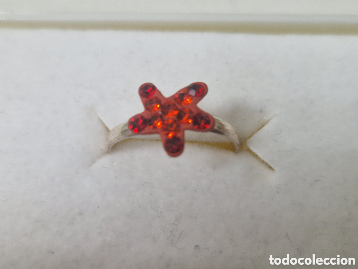 Joyeria: ANILLO PLATA PIEDRAS ROJAS NI&Ntilde;O - Foto 1