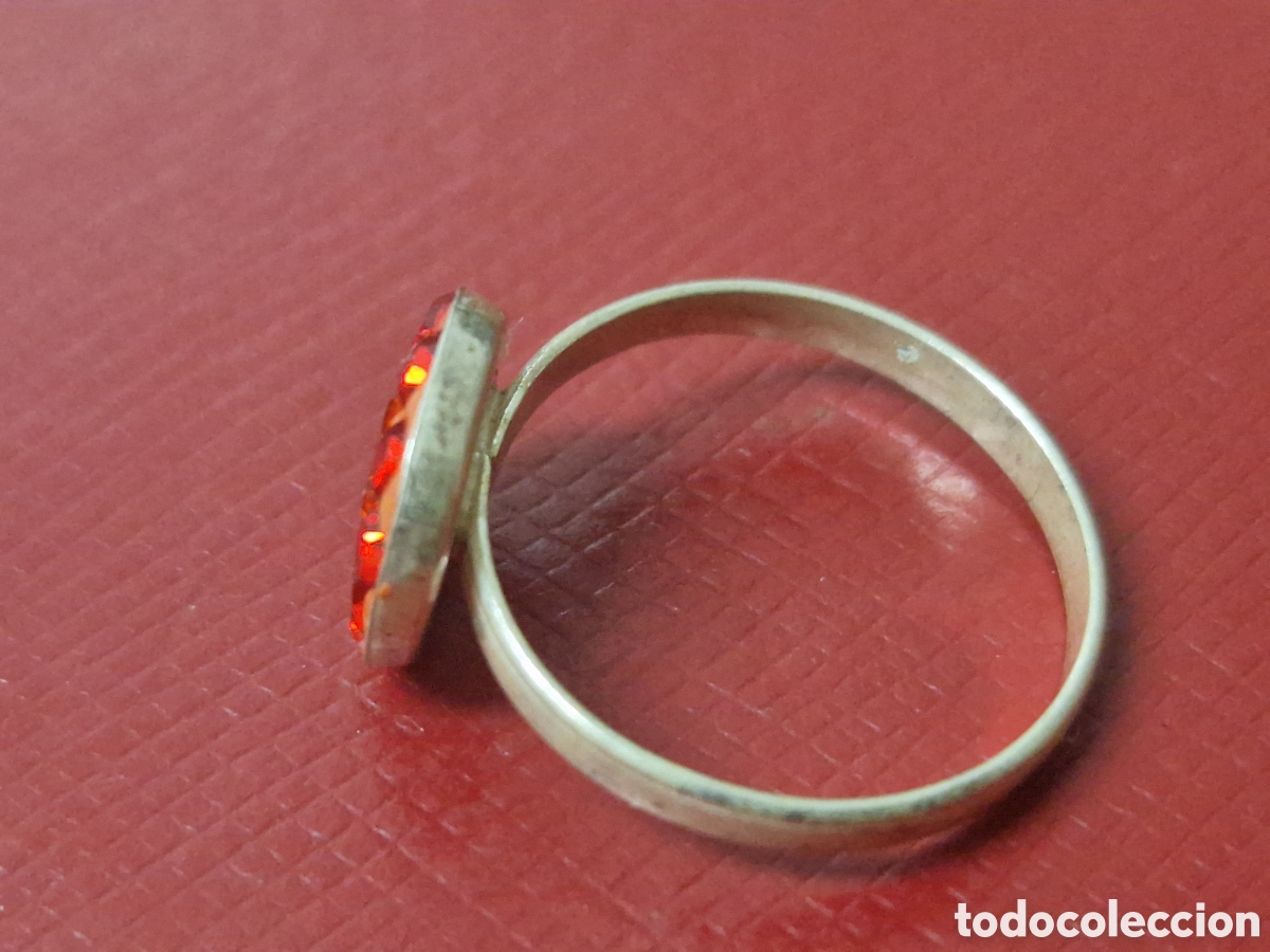 Joyeria: ANILLO DE PLATA Y CRISTALES ROJOS PARA NI&Ntilde;O - Foto 3