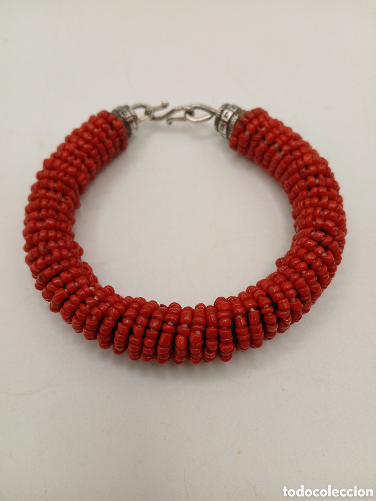Joyeria: Pulsera plata 925mls y coral rojo - Foto 3