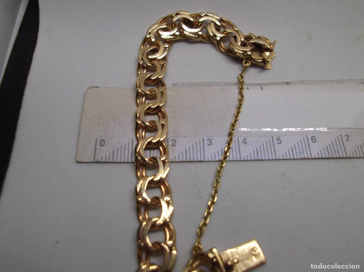 Joyeria: Pulsera milanesa de oro amarillo de 18K - Foto 1