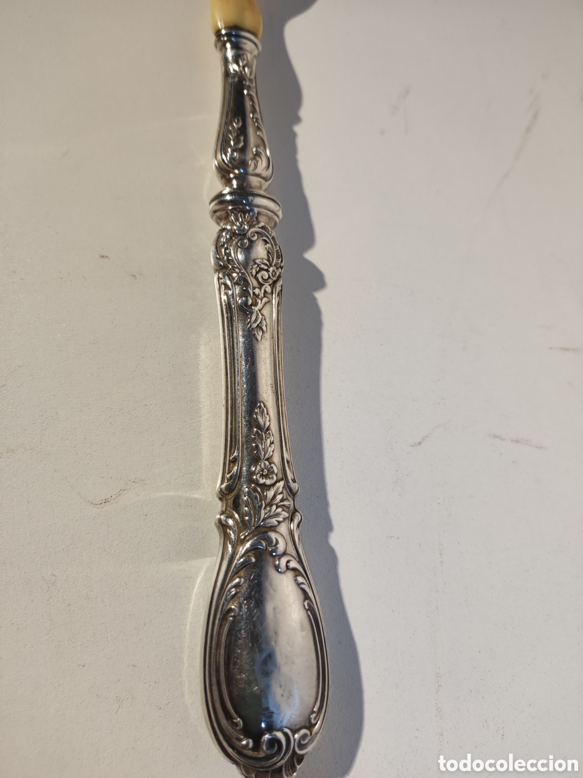 Joyeria: Cuchar&oacute;n y trinchero de servir, plata - Foto 4