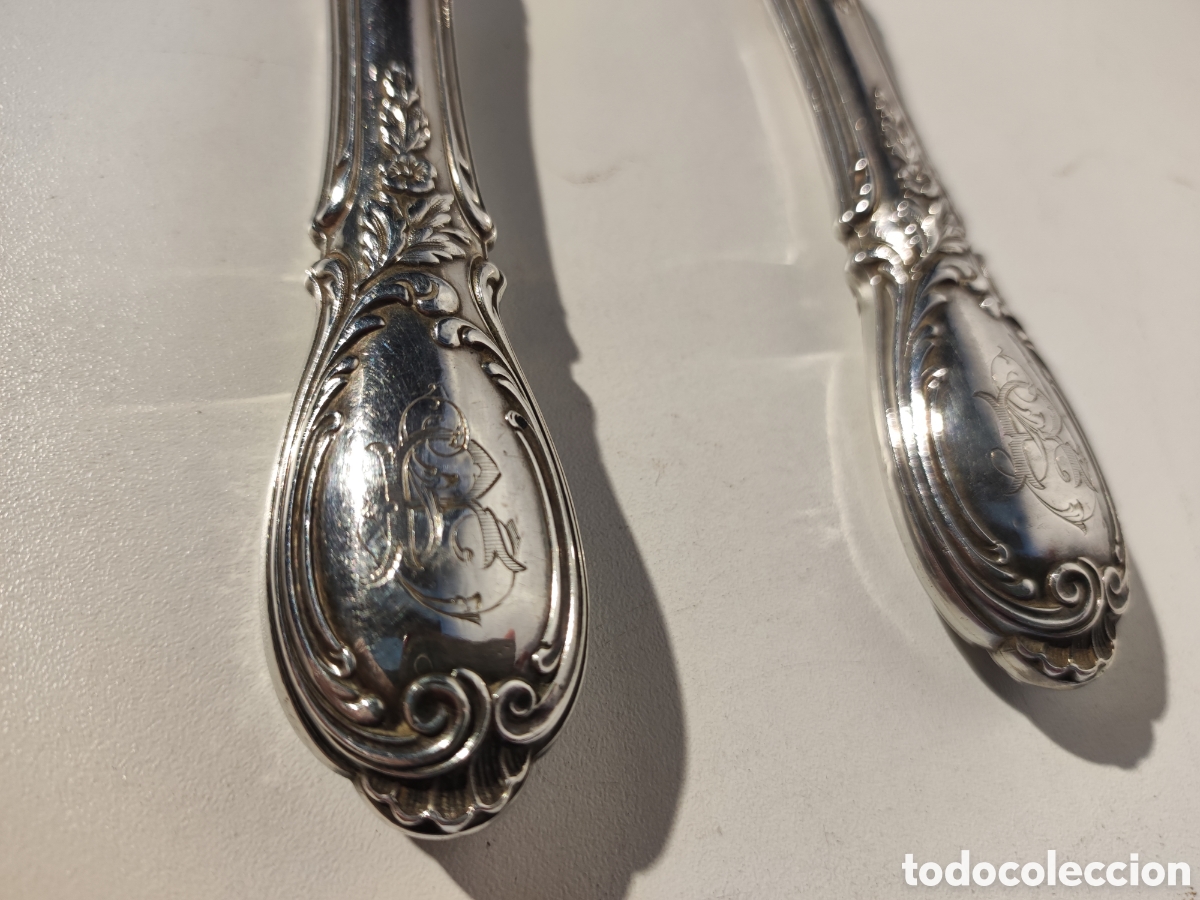 Joyeria: Cuchar&oacute;n y trinchero de servir, plata - Foto 6