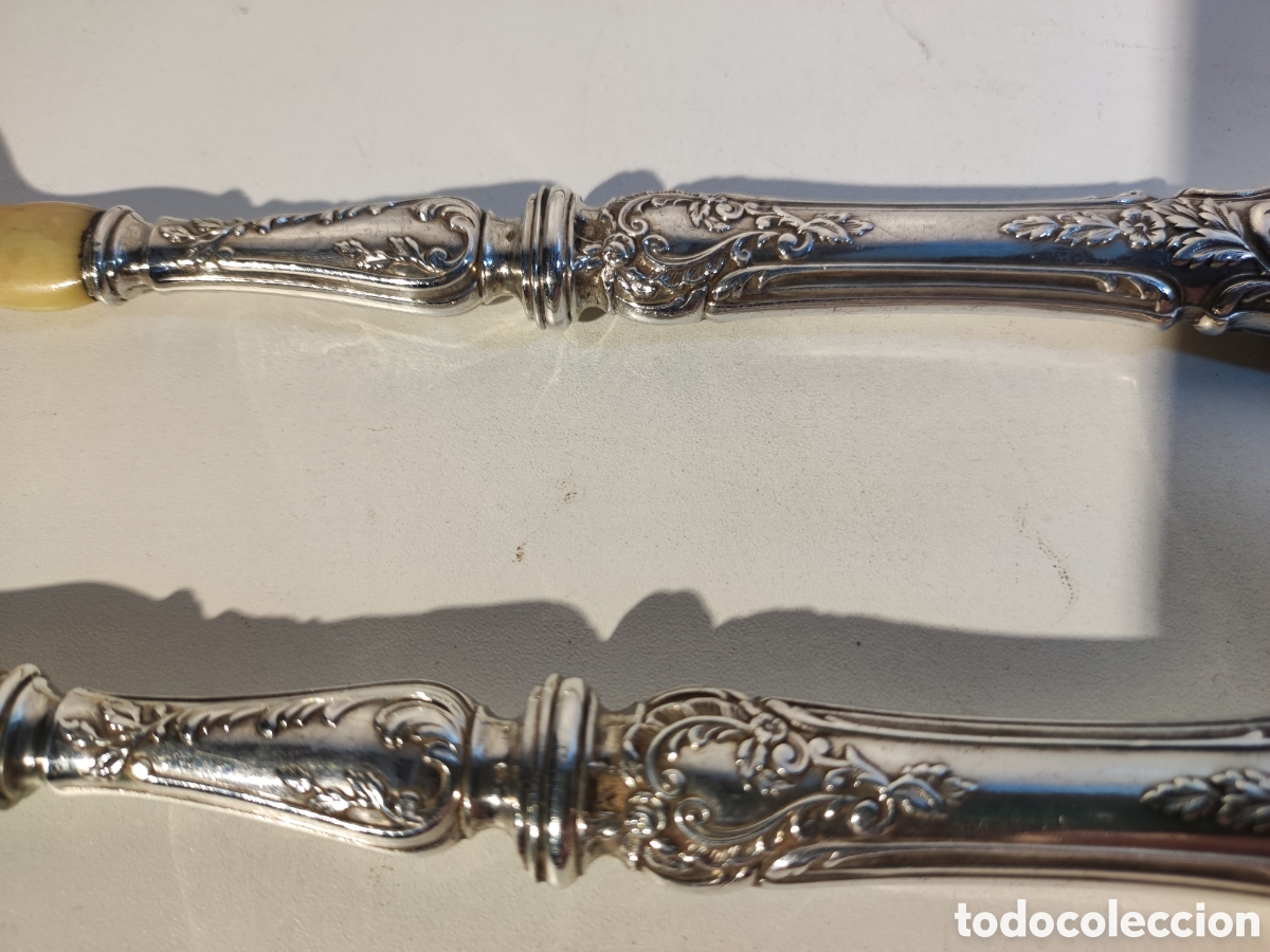 Joyeria: Cuchar&oacute;n y trinchero de servir, plata - Foto 7