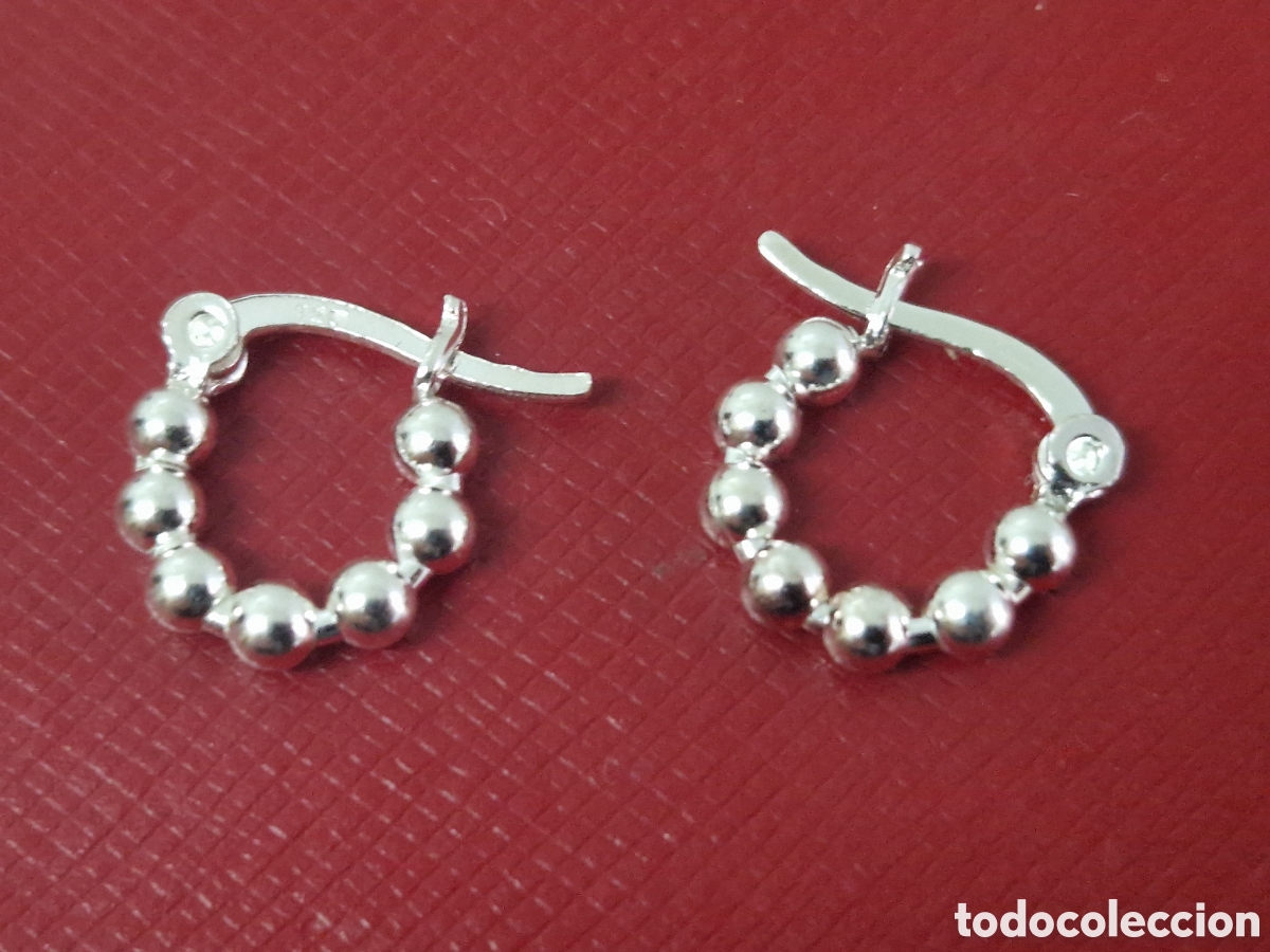 Joyeria: PENDIENTES DE PLATA RODIADA NUEVOS - Foto 2