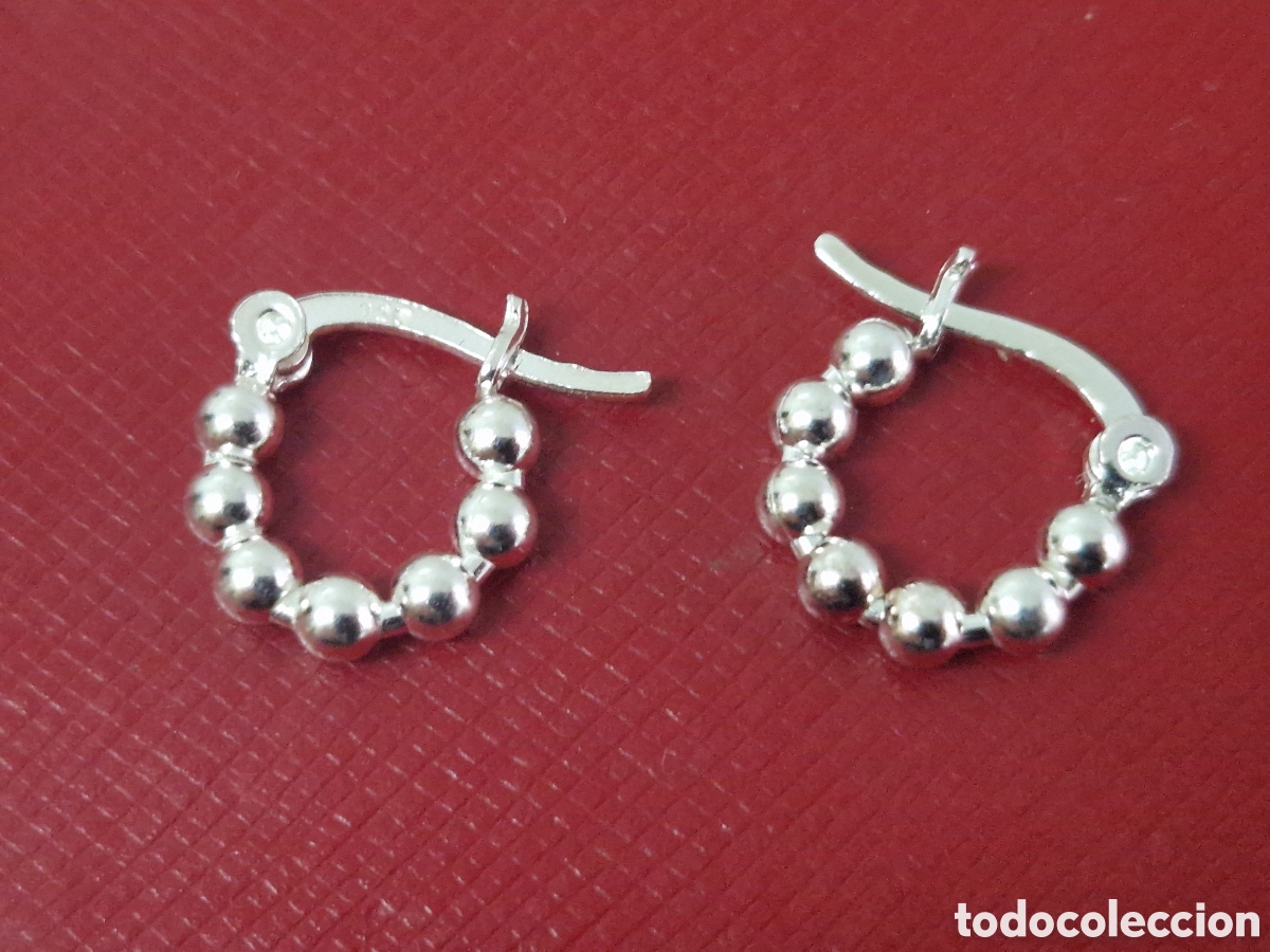 Joyeria: PENDIENTES DE PLATA RODIADA NUEVOS - Foto 1
