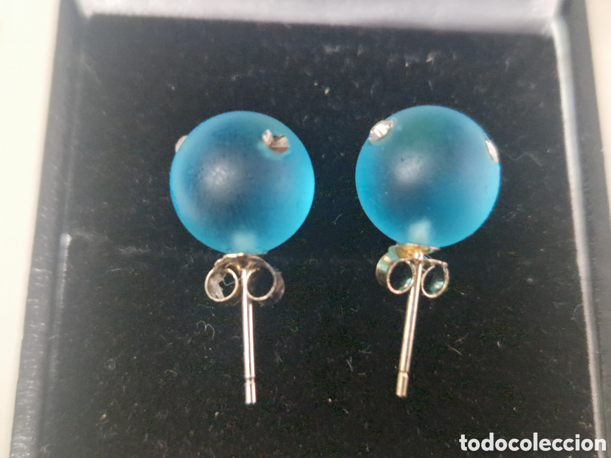 Joyeria: BONITOS PENDIENTES PLARA CRISTAL AZUL - Foto 3