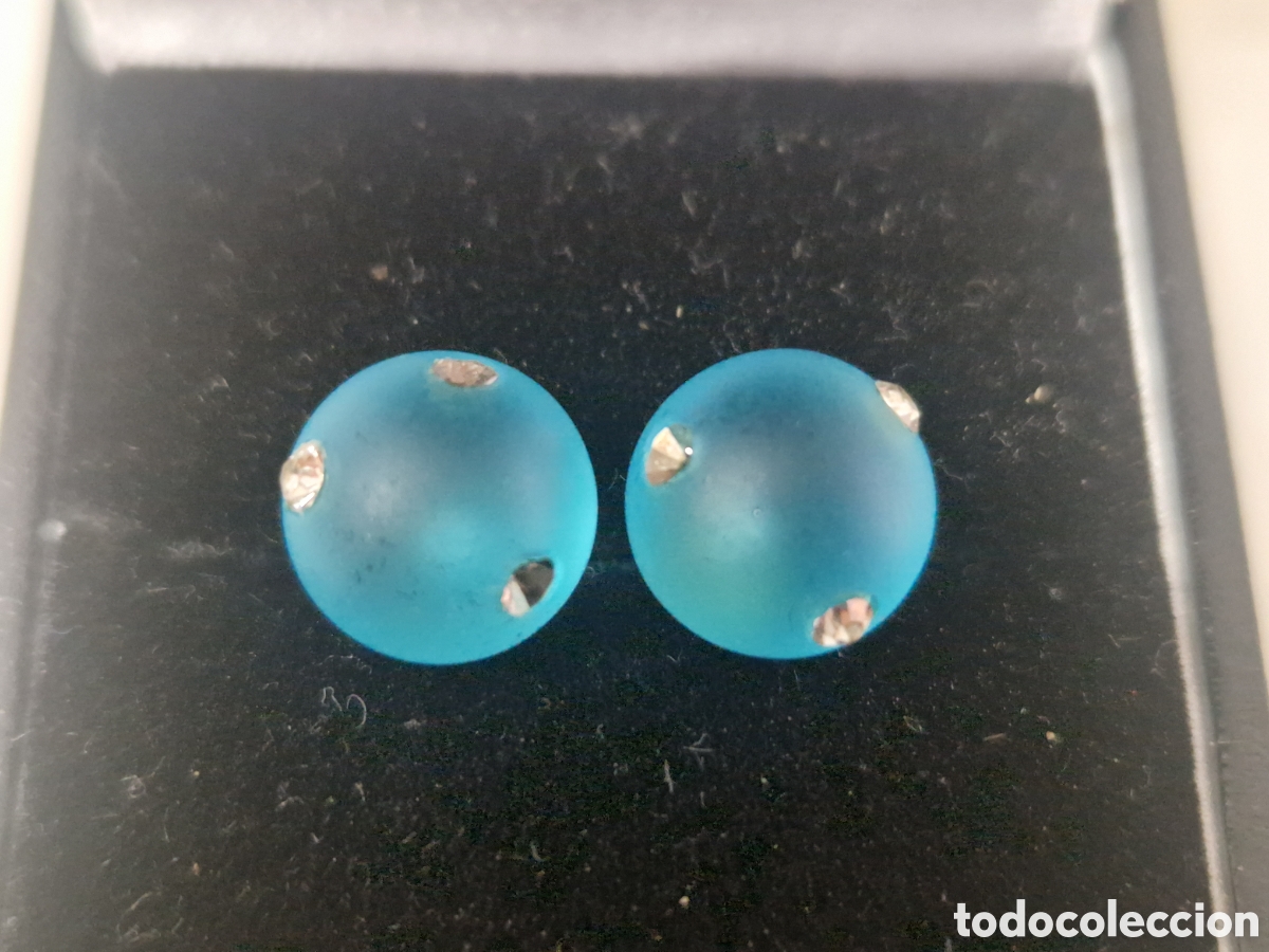 Joyeria: BONITOS PENDIENTES PLARA CRISTAL AZUL - Foto 4