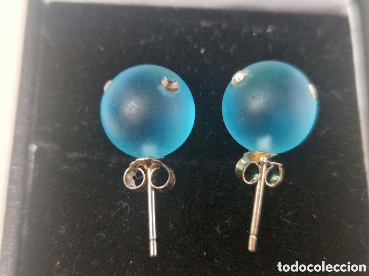 Joyeria: BONITOS PENDIENTES PLARA CRISTAL AZUL - Foto 5