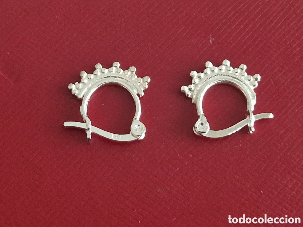 Joyeria: PENDIENTES PLATA RODIADA NUEVOS - Foto 2