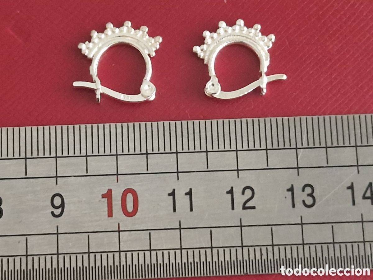 Joyeria: PENDIENTES PLATA RODIADA NUEVOS - Foto 3
